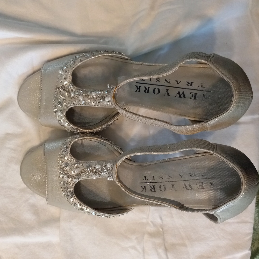 Silver Sandal Heels - Picture 9 of 9